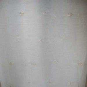 Voile crush lyric ivory 280cm wide