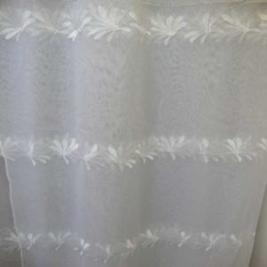 Voile arabesque white 280cm