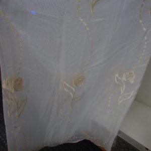 Voile plie cream 280cm