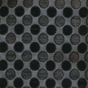 CB Pebbly black chenille fabric