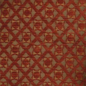 CB Glade rust chenille fabric