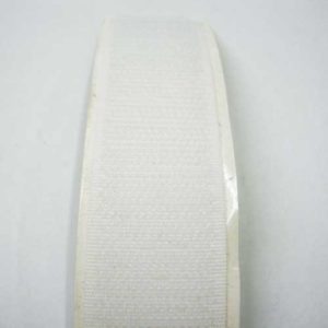 Touch Tape Self Adhesive - 25mm Hook - White